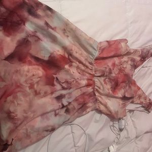 A pink dress v neck comfy pair with anything